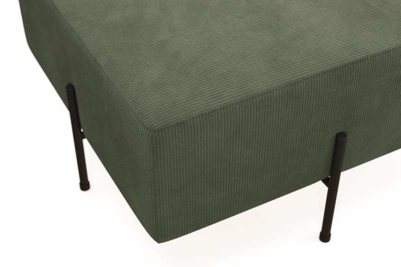 Menard Compact Sittpuff 70 cm Kvadratisk - Grön - Products - Möbler - Fåtölj & stolar - Pall & puff - Sittpuff
