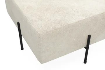 Menard Compact Sittpuff 70 cm Kvadratisk - Vit - Products - Möbler - Fåtölj & stolar - Pall & puff - Sittpuff