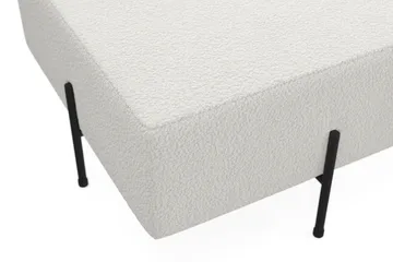 Menard Compact Sittpuff 70 cm Kvadratisk - Vit - Products - Möbler - Fåtölj & stolar - Pall & puff - Sittpuff