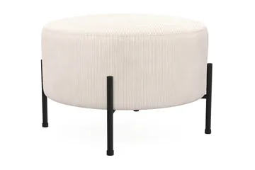Menard Compact Sittpuff Rund 60 cm - Beige - Products - Möbler - Fåtölj & stolar - Pall & puff - Sittpuff