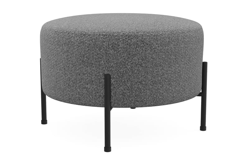 Menard Compact Sittpuff Rund 60 cm - Mörkgrå - Products - Möbler - Fåtölj & stolar - Pall & puff - Sittpuff