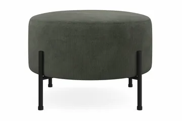 Menard Compact Sittpuff Rund 60 cm - Mörkgrön - Products - Möbler - Fåtölj & stolar - Pall & puff - Sittpuff