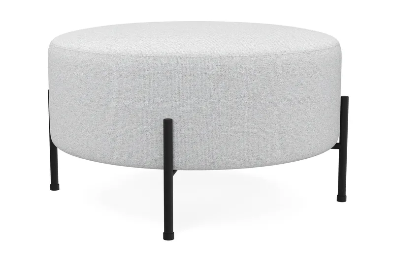 Menard Compact Sittpuff Rund 70 cm - Ljusgrå - Products - Möbler - Fåtölj & stolar - Pall & puff - Sittpuff