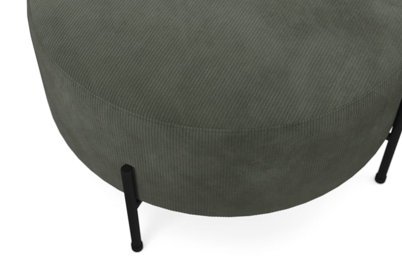 Menard Compact Sittpuff Rund 70 cm - Mörkgrön - Products - Möbler - Fåtölj & stolar - Pall & puff - Sittpuff