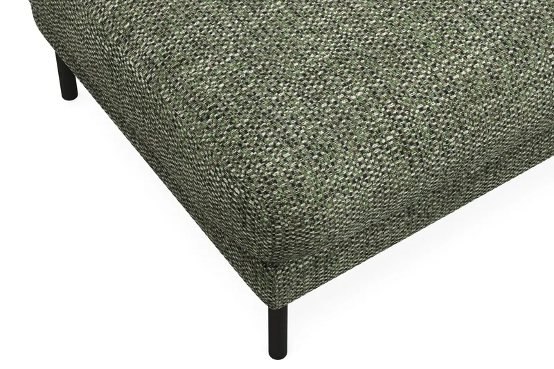 Menard Premium Fotpall i Chenille - Grön - Products - Möbler - Fåtölj & stolar - Pall & puff - Fotpallar