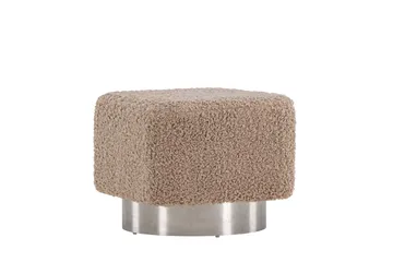 Newton Fotpall - Brun - Products - Möbler - Fåtölj & stolar - Pall & puff - Fotpallar