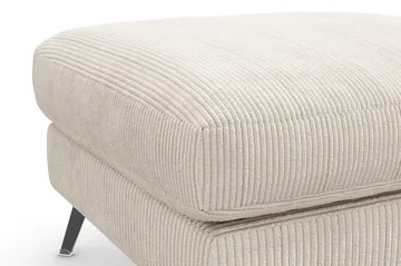 Ocean Lyx Fotpall - Beige/Svart - Products - Möbler - Fåtölj & stolar - Pall & puff - Fotpallar