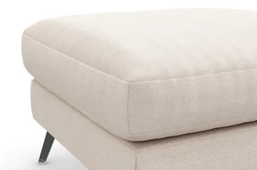 Ocean Lyx Fotpall - Beige/Svart - Products - Möbler - Fåtölj & stolar - Pall & puff - Fotpallar