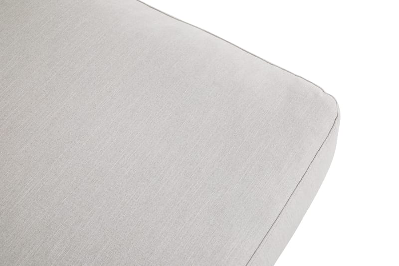 Ocean Lyx Fotpall - Linnebeige , Svarta Ben - Products - Möbler - Fåtölj & stolar - Pall & puff - Fotpallar