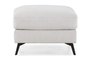 Ocean Lyx Fotpall - Linnebeige , Svarta Ben - Products - Möbler - Fåtölj & stolar - Pall & puff - Fotpallar