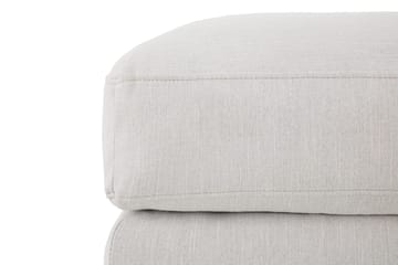Ocean Lyx Fotpall - Linnebeige , Svarta Ben - Products - Möbler - Fåtölj & stolar - Pall & puff - Fotpallar