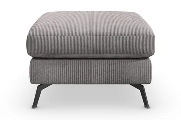 Ocean Lyx Fotpall - Mörkgrå/Svart - Products - Möbler - Fåtölj & stolar - Pall & puff - Fotpallar