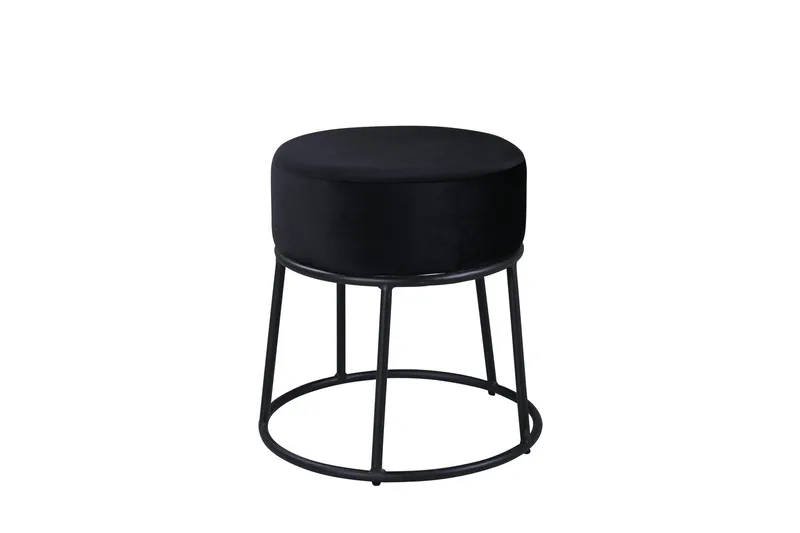 Petra Sittpuff - Svart - Products - Möbler - Fåtölj & stolar - Pall & puff - Sittpuff