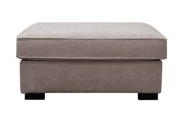 Rossita Fotpall i chenille - Grå/Brun - Products - Möbler - Fåtölj & stolar - Pall & puff - Fotpallar