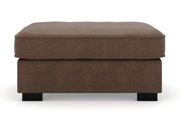 Rossita Fotpall i Tyg - Brun - Products - Möbler - Fåtölj & stolar - Pall & puff - Fotpallar