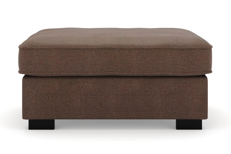 Rossita Fotpall i Tyg - Brun - Products - Möbler - Fåtölj & stolar - Pall & puff - Fotpallar