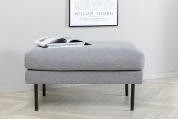 Zoom Sittpuff - Grå - Products - Möbler - Fåtölj & stolar - Pall & puff - Sittpuff