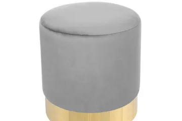 Sophia Sittpuff 39 cm - Grå - Products - Möbler - Fåtölj & stolar - Pall & puff - Sittpuff