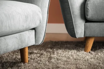 Trend Lyx Fotpall - Grå/Ek - Products - Möbler - Fåtölj & stolar - Pall & puff - Fotpallar