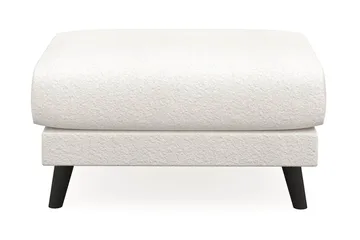 Trend Lyx Fotpall - Vit|Bouclé - Products - Möbler - Fåtölj & stolar - Pall & puff - Fotpallar
