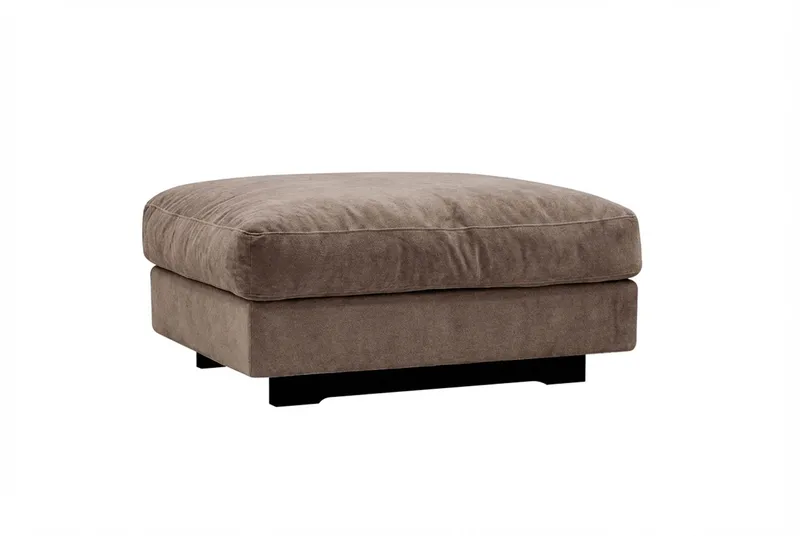 Valencia Fotpall - Mörkbrun - Products - Möbler - Fåtölj & stolar - Pall & puff - Fotpallar