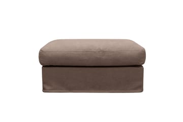 Valencia Fotpall med avtagbar och tvättbar klädsel - Mörkbrun - Products - Möbler - Fåtölj & stolar - Pall & puff - Fotpallar