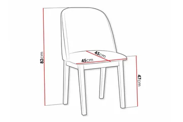 Patrickswell Matstol - Svart - Products - Möbler - Fåtölj & stolar - Matstol & köksstol
