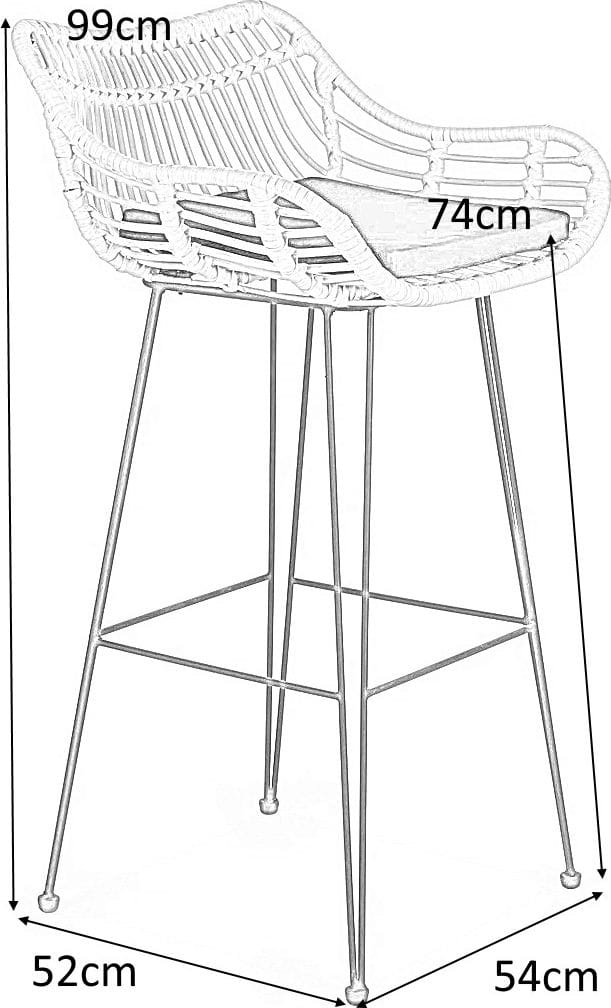 Pelican barstol 105 - Svart - Svart - Products - Möbler - Fåtölj & stolar - Barstol & barpall