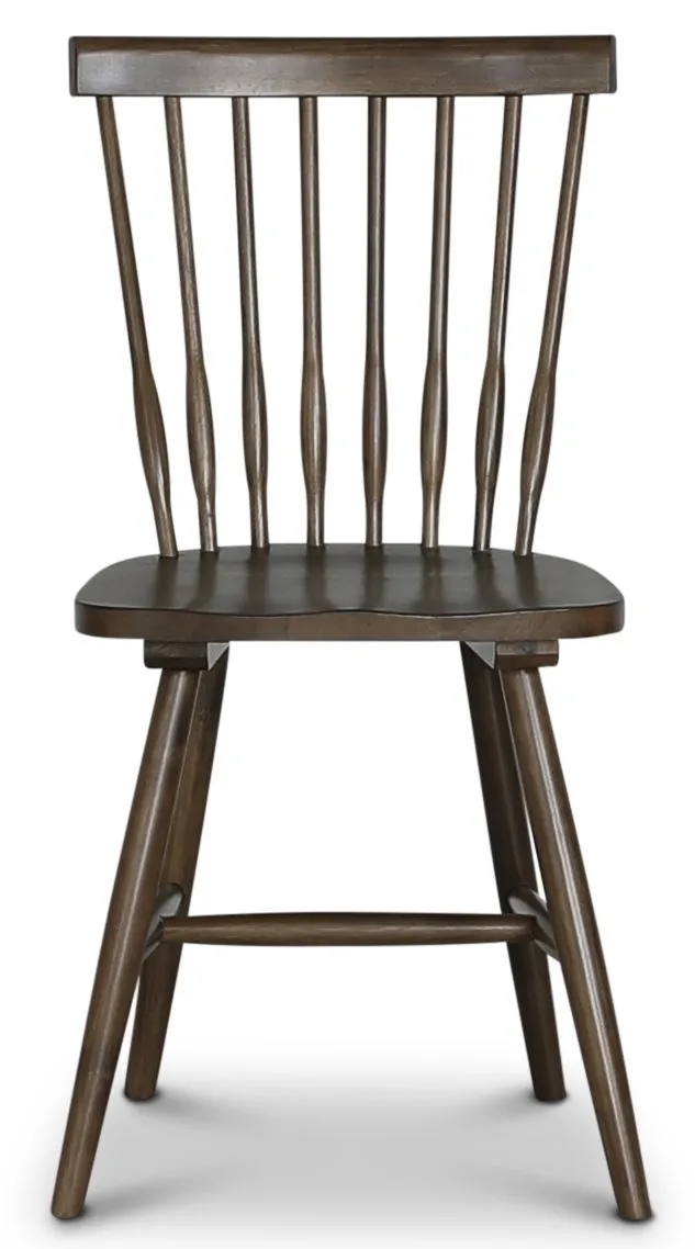 Pinnstol brunt trä - Tärnö, Smoked (brunoljad)