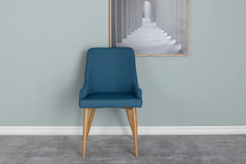 Plaza Karmstol - Blå - Products - Möbler - Fåtölj & stolar - Matstol & köksstol