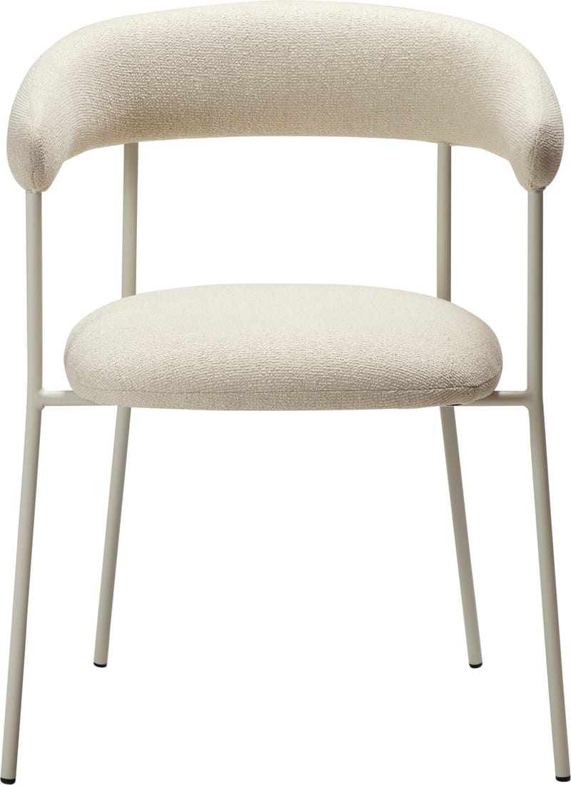 Plenti karmstol - Vit bouclé/cashmere, cashmere