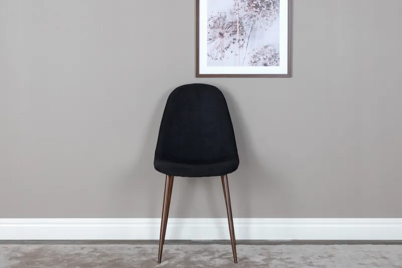 Polar Matstol - Svart/Brun - Products - Möbler - Fåtölj & stolar - Matstol & köksstol
