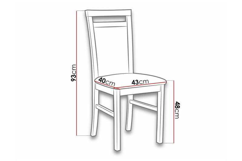 Roma Matstol - Vit - Products - Möbler - Fåtölj & stolar - Matstol & köksstol