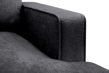 Rossita lyx Extra djup Fåtölj - Svart Chenille - Products - Möbler - Fåtölj & stolar - Fåtölj