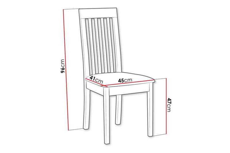 Rowden Matstol - Grå - Products - Möbler - Fåtölj & stolar - Matstol & köksstol