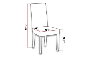 Rowden Matstol - Grön - Products - Möbler - Fåtölj & stolar - Matstol & köksstol