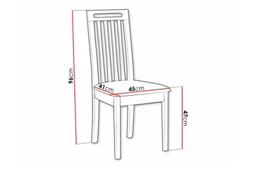 Rowden Matstol - Svart - Products - Möbler - Fåtölj & stolar - Matstol & köksstol