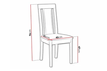 Rowden Matstol - Svart - Products - Möbler - Fåt ölj & stolar - Matstol & köksstol