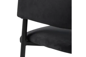 Schoer Karmstol - Svart/Matt Svart - Products - Möbler - Fåtölj & stolar - Karmstol