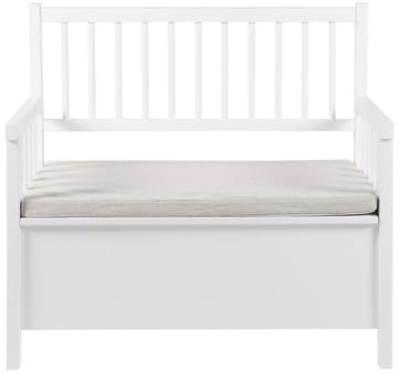 Köksbänk med förvaring - vit/beige - Products - Möbler - Fåtölj & stolar - Sittbänk - Bänk med ryggstöd