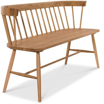 Pinnsoffa i oljad ek - Sandhamn - Oljad ek - Products - Möbler - Fåtölj & stolar - Sittbänk - Bänk med ryggstöd