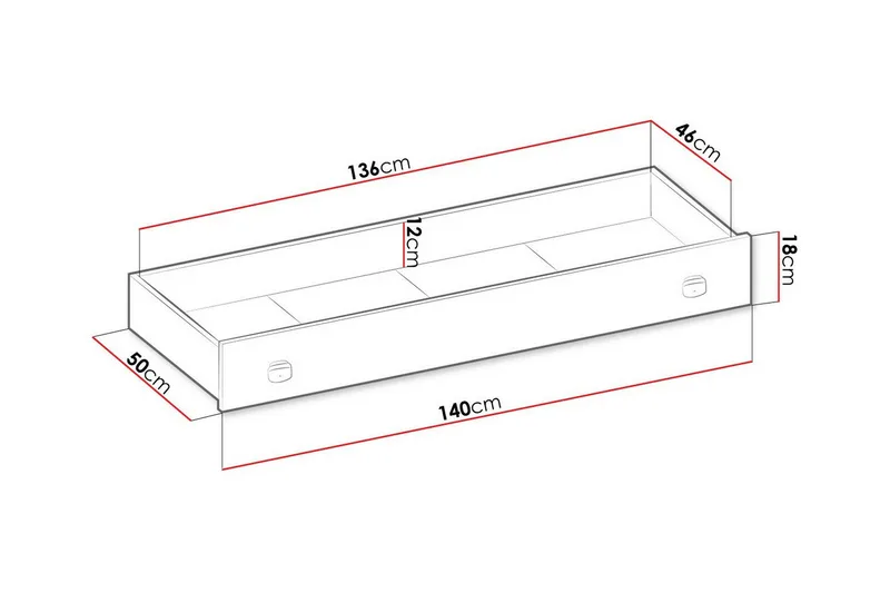 Rathmore Sängkista 140 cm - Grå - Products - Möbler - Fåtölj & stolar - Sittbänk - Sängbänk