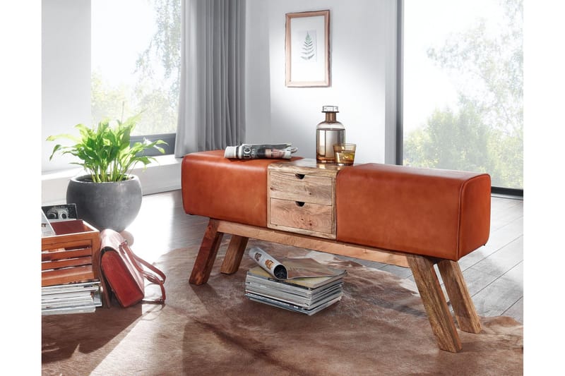 Tultered Sittbänk 120 cm - Brun - Products - Möbler - Fåtölj & stolar - Sittbänk