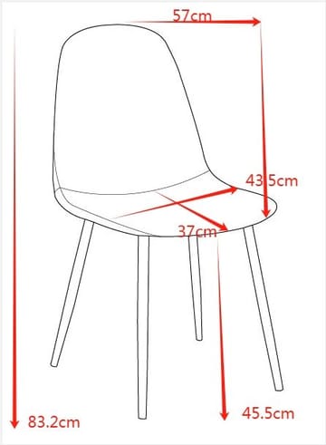 Stol Carisma Sammet - blå - Products - Möbler - Fåtölj & stolar - Matstol & köksstol