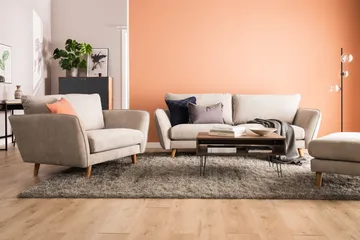 Trend Lyx Fåtölj - Beige/Ek - Products - Möbler - Fåtölj & stolar - Fåtölj
