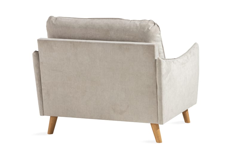 Trend Lyx Fåtölj - Beige/Ek - Products - Möbler - Fåtölj & stolar - Fåtölj