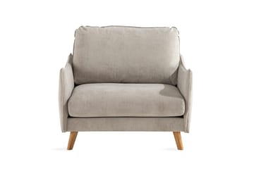 Trend Lyx Fåtölj - Beige/Ek - Products - Möbler - Fåtölj & stolar - Fåtölj