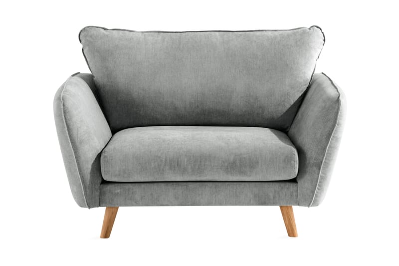 Trend Lyx Fåtölj - Grå/Ek - Products - Möbler - Fåtölj & stolar - Fåtölj