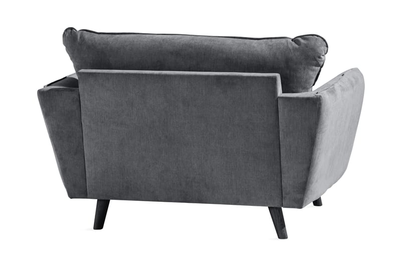 Trend Lyx Fåtölj - Mörkgrå/Svart - Products - Möbler - Fåtölj & stolar - Fåtölj