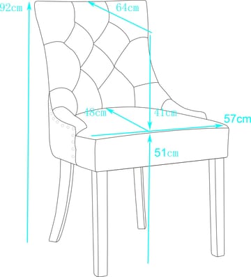 Tuva Stol i grå sammet - Grå sammet - Products - Möbler - Fåtölj & stolar - Matstol & köksstol